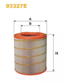 WIX FILTERS 93327e -  Воздушный фильтр